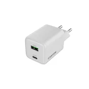 shumee CANYON CU45AC GaN 45W EU stenski polnilnik 1xPD 1xQC bela
