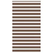 Zebra zavjesa Smeda 130x200 cm Širina tkanine 125,9 cm Poliester