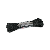 Vrvica ATWOOD ROPE Paracord 550 Reflective - črna 15,24m/50ft
