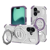 Hibridna maska Carbon Shield Pro za iPhone 17 - purple transparent