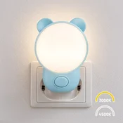 Ekolight Eko-Light Bear LED vtična nočna svetilka, 1,2 W, 2 CCT, modra