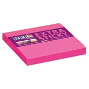 HOPAX Stick'n by Extra Sticky Stickn by - 76 x 76 mm, neonsko roza