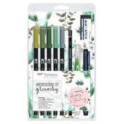 Komplet akvarelnih barv Tombow Greenery