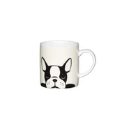 Porcelain espresso cup, French bulldog model, 80 ml - by Kitchen Cra