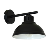 Zidna lampa SVEN 1xE27/15W/230V crna