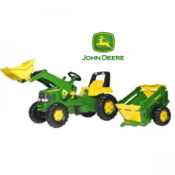 Traktor Rolly John Deere sa prikolicom i utovarivačem 811496