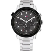 Ročna ura Tommy Hilfiger Troy 1792106 Silver/Black