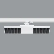 ERCO Jilly 230V BT 15W ovalno širok 830 bela/črna - Študija/pisarna - bela (RAL 9002), črna - Plastika