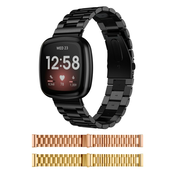 Pas za uro Fitbit Sense/Versa 3 Glamour iz nerjavečega jekla