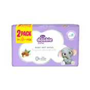 VIOLETA Baby vlažne maramice sa dodatkom bademovog mleka 2*56/1