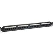 Patchcord kabel panel UTP 5e, 24, Rek 19“ 1U