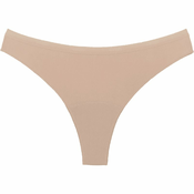 Snuggs Period Underwear Brazilian Light Tencel™ Lyocell Beige menstrualne hlačke iz blaga za šibko menstruacijo velikost XS 1 kos