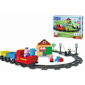 Igraj Big BLOXX Peppa Pig Train Track