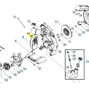 Husqvarna Vijak puhala 125B 125BX McCulloch M320 GBV320 GVB345
