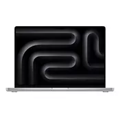 Apple Laptop MacBook Pro 16.2, M4 Pro, 14-core, CPU, 20-core, GPU, 48GB, 1TB, SSD, Silver Z1FP000C6