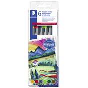 Staedtler STAEDTLER dvojna vlaknasta peresnica, Evropa, 6-delna kartonska škatla, (21655825)