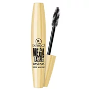 Dermacol Maskara za super volumen s panoramskim učinkom Mega Lashes (Mascara Super Volume) 13 ml (Odtenek Black)