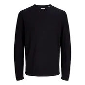 JACK & JONES Pulover JJAustin črna