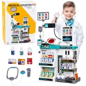 slomart Velik zdravniški set LEAN TOYS z vozičkom, lučmi in zvoki