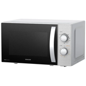 Sencor - Mikrovalna pecnica s funkcijom roštilja 700 W/1000 W/230 V 20 l matni krom