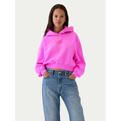 Gap Obrezan pulover s kapuco z logotipom L