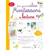 Mon grand cahier Montessori de lecture