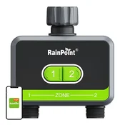 Rainpoint krmilnik za dvopodročno zalivanje z aplikacijo