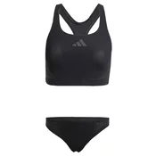 ADIDAS PERFORMANCE Športne bikini Lanelux temno siva/črna