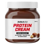 BioTech USA Protein Cream 400 g, cocoa-hazelnut