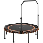 Homestar Fitness trampolin z nastavljivo ograjo 122x109x129 cm oranžna