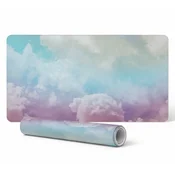 shumee Podloga za igralno miško Pastel Clouds proti zdrsu 100x50 cm