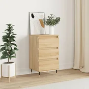 shumee vidaXL Predalnik, hrast sonoma, 40x35x70 cm, material na osnovi lesa