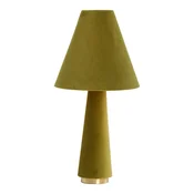 Zelena namizna svetilka s tekstilnim senčilom (višina 61 cm) Devia – Light & Living
