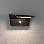 Paulmann Solveig Solar stenska svetilka s senzorjem - črn - Plastika