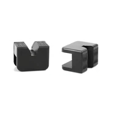 INF Jack gumijasta podloga protizdrsna tirnica adapter podpora težka avtomobilska dvigala orodje Black, (21536369)