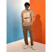 Sinsay - Pamucna majica sa printom broda - BEŽ