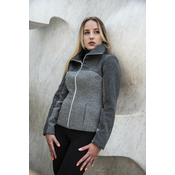 BOUCLÉ MODA Ženski mantil Mila, Sivi