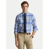 Polo Ralph Lauren Srajca 710B16699002 Modra Custom Fit
