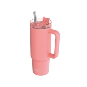 QUOKKA Quokka Vibe Smartgrip, Termo skodelica iz nerjavečega jekla Coral, 880ml, 40381