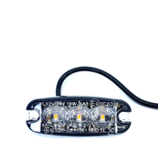 KAMAR LED opozorilna luč 3xLED, tanka, 12/24V [LW0036-2]