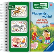 Mein großes Magnetbuch - Was gehört wohin? Auf dem Bauernhof