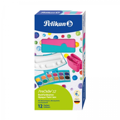 Pelikan vodene barvice Procolor, torquoise-pink 12/1