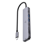 USB HUB SBOX 7u1 H-999 USB-C