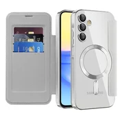 Etui SmartMag Book z Magsafe tehnologijo in RFID denarnico za Samsung Galaxy A15 - gray