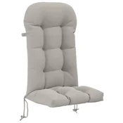 Vidaxl Blazina za stol Adirondack PUTTEN 100% poliester Siva