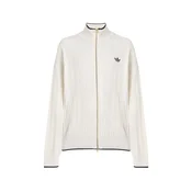 Pulover adidas Firebird Cable Knit Track Top Cloud White S