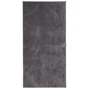 Vidaxl Preproga s kratkimi vlakni mehka pralna antracitna 100x200 cm