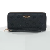 Guess  ELLA LOGO SLG LRG ZIP AROUND  Črna