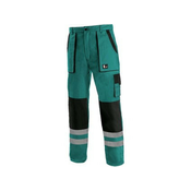 Canis Radne pantalone do struka luxy bright zeleno-crna vel.58 ( 67064 )