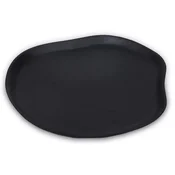 Casa Padrino luxury aluminum tray matt black 60 cm - Decorative accessories